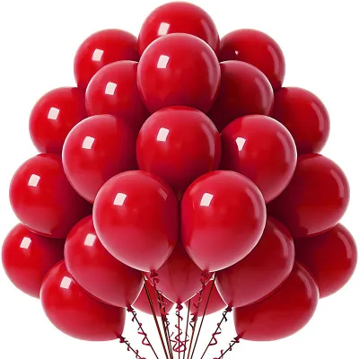 Fashion Birthday Party Solid Color Latex Balloon 20-Piece Set