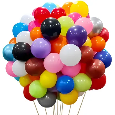 Fashion Birthday Party Solid Color Latex Balloon 20-Piece Set