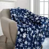 Blue Background Snowflake
