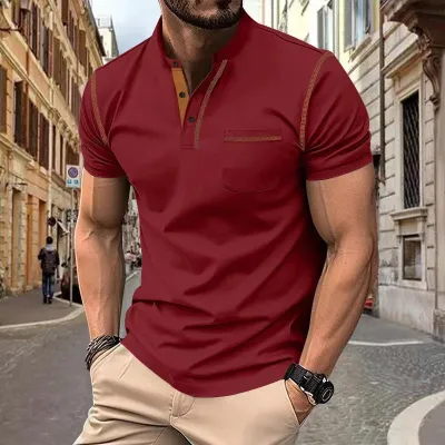Men'S Fashion Casual Short-Sleeve Quick-Drying Shirt