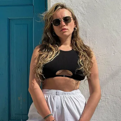 Women Sexy Solid Color U-Collar Hollow-Out Sports Yoga Vest