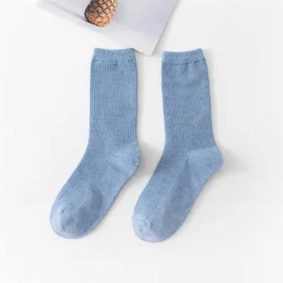 Women's Simple Solid Color Tube Socks