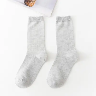 Women's Simple Solid Color Tube Socks