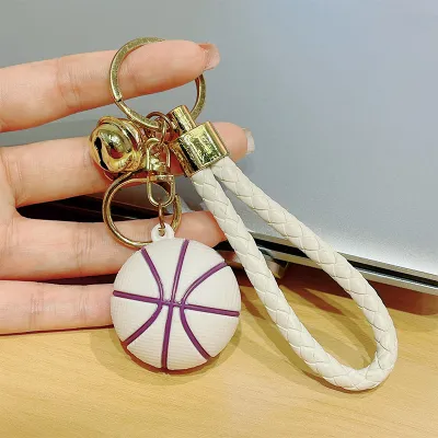 Creative Basketball Silicone Keychain Bag Pendant