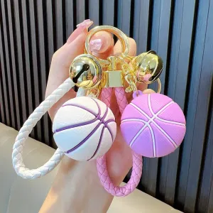 Creative Basketball Silicone Keychain Bag Pendant