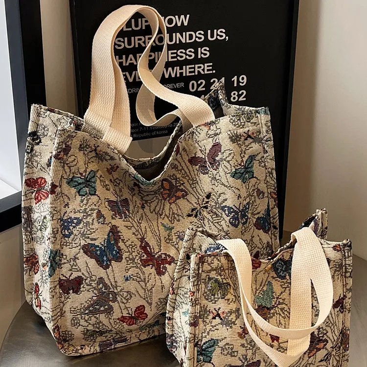 Large Capacity Business Commute Canvas Tote Bag
