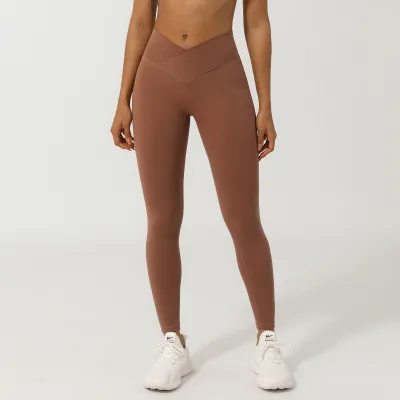 Women Yoga Solid Color Sports Leggings
