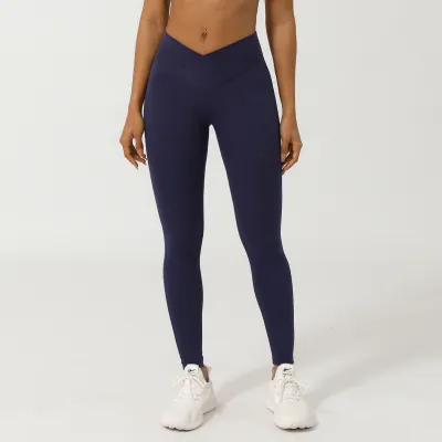 Women Yoga Solid Color Sports Leggings