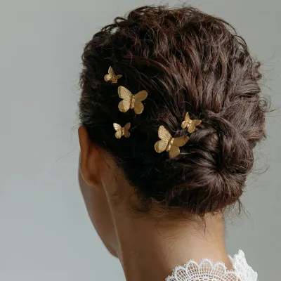 Fashion Alloy Butterfly Clip