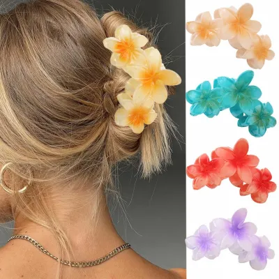Holiday Beach Gradient Floral Grip Clip