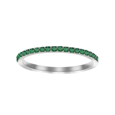 Women Titanium Steel Zircon Geometric Birthday Ring