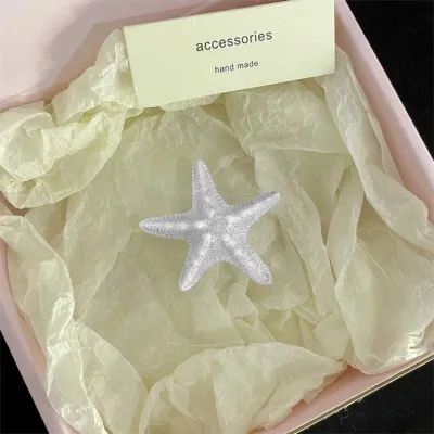 Starfish Seaside Summer Vacation Hair Accessories Side Clip Fresh Sweet Plastic Resin