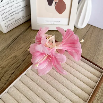 Sweet Lily Women's Pastoral Style Grab Clip Hair Accessories - Fresh And Sweet