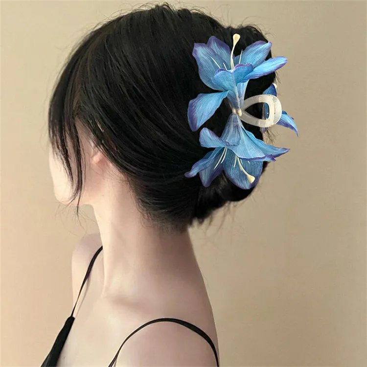 Sweet Lily Women's Pastoral Style Grab Clip Hair Accessories - Fresh And Sweet