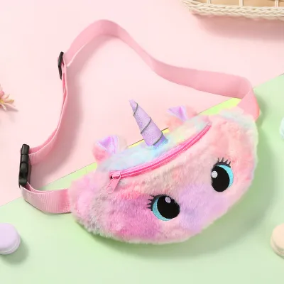 Children'S Cartoon Plush Crossbody Bag