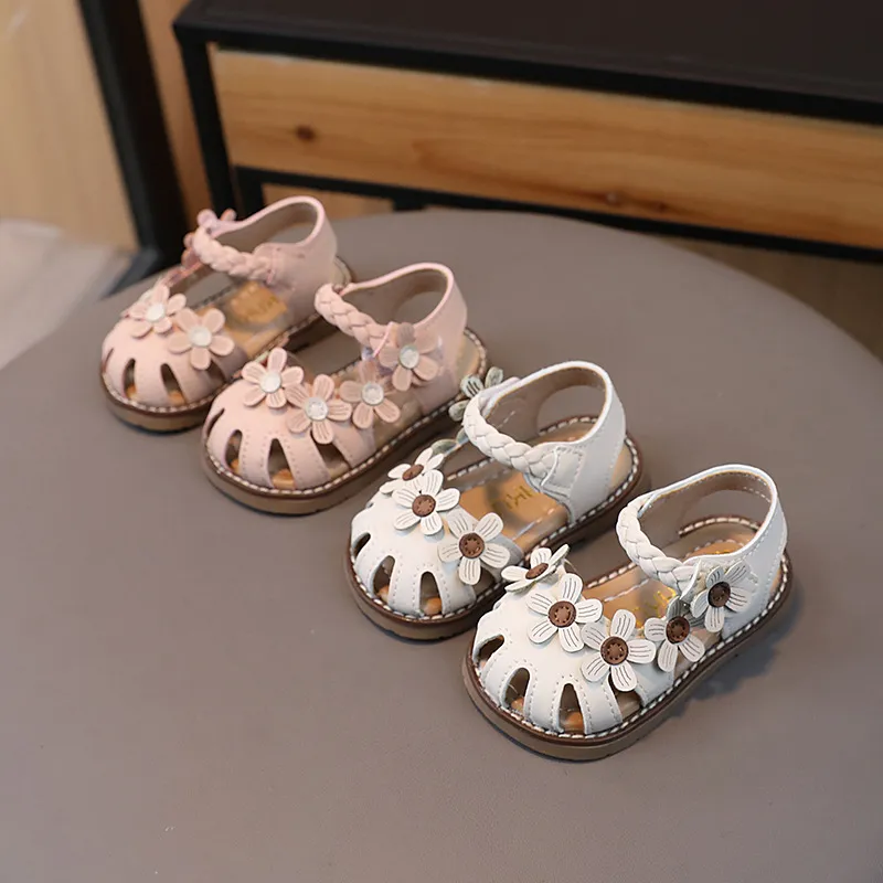 Baby Girl Fashion Cute Flower Soft Sole Sandals