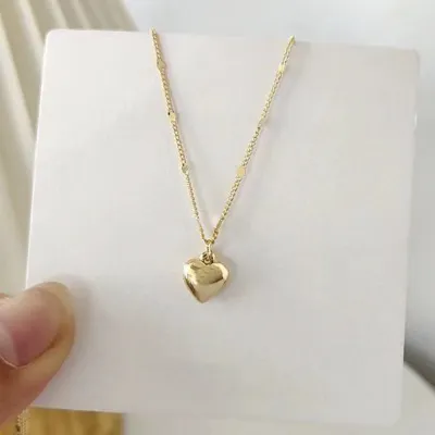 Women Fashion Simple Love Pendant Necklace