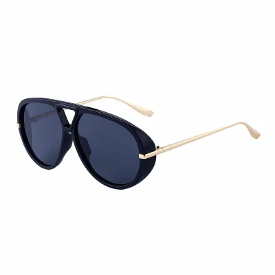 Women Retro Punk Large Frame Anti-UV Sunglasses