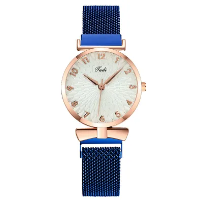 Women Fashion Casual Solid Color Digital Sunflower Quartz Watch