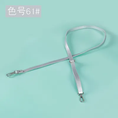 Fashion Solid Color PU Shoulder Strap Bag Accessories