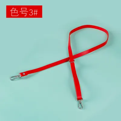 Fashion Solid Color PU Shoulder Strap Bag Accessories