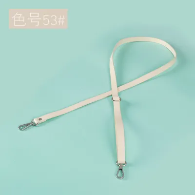 Fashion Solid Color PU Shoulder Strap Bag Accessories