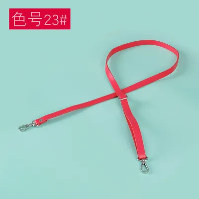 Fashion Solid Color PU Shoulder Strap Bag Accessories