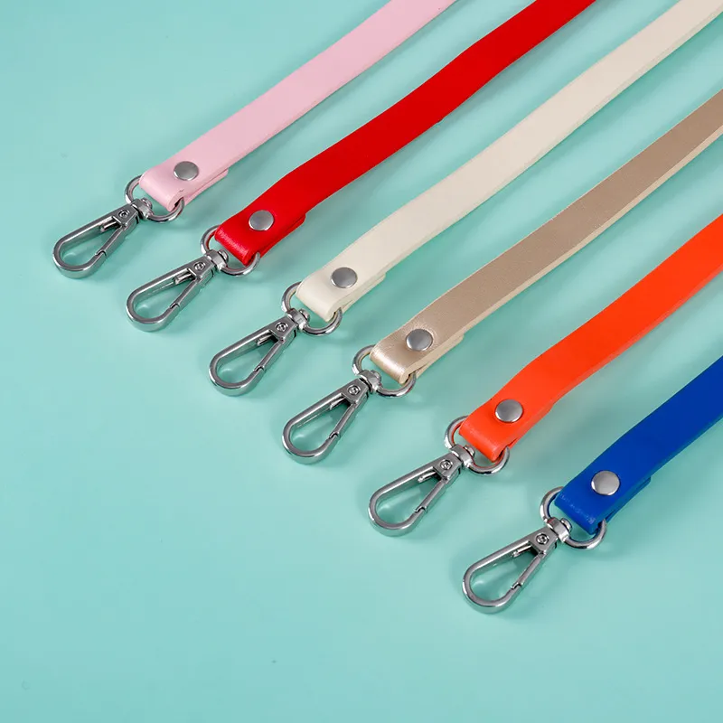 Fashion Solid Color PU Shoulder Strap Bag Accessories