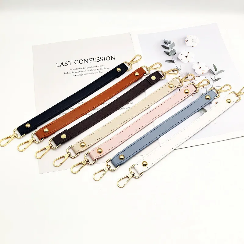 Fashion Solid Color PU Handbag Shoulder Strap Accessories