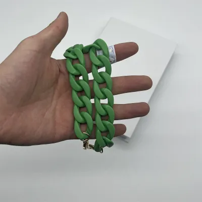 Multicolor Acrylic Chain Bag Accessories