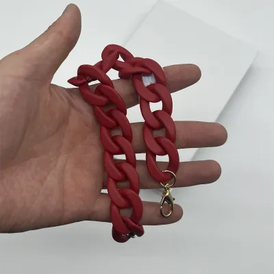 Multicolor Acrylic Chain Bag Accessories