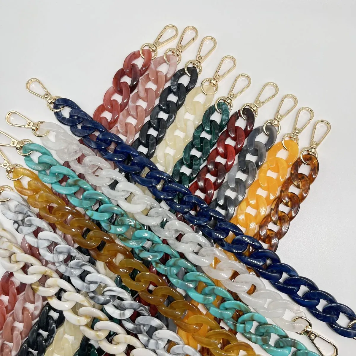 Multicolor Acrylic Chain Bag Accessories