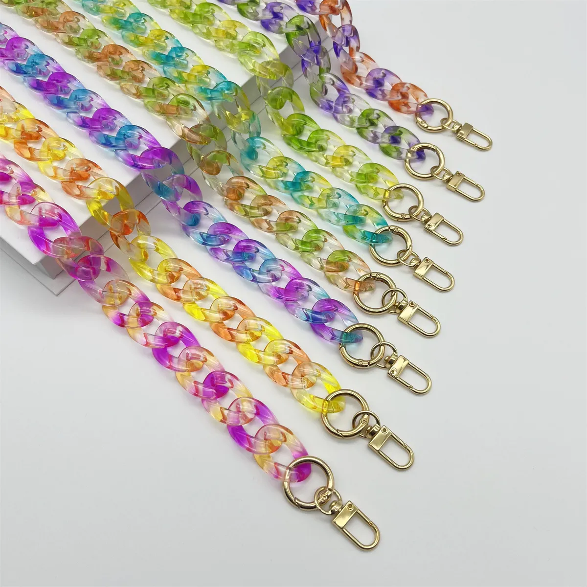 Multicolor Acrylic Shoulder Strap Bag Accessories