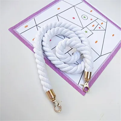 Simple Solid Color Woven Rope Shoulder Strap Bag Accessories