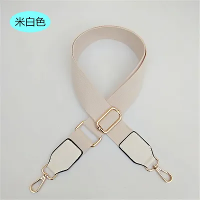 Simple Solid Color Wide Shoulder Strap Bag Accessories