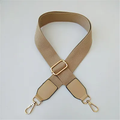 Simple Solid Color Wide Shoulder Strap Bag Accessories