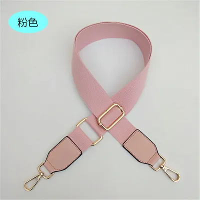 Simple Solid Color Wide Shoulder Strap Bag Accessories