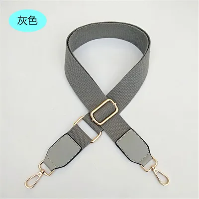 Simple Solid Color Wide Shoulder Strap Bag Accessories