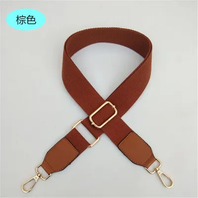 Simple Solid Color Wide Shoulder Strap Bag Accessories
