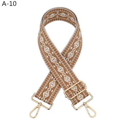 Bohemian Multicolor Webbing Wide Shoulder Bag Accessories