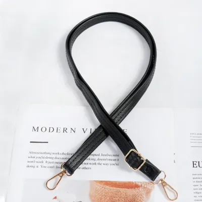 Simple Solid Color PU Shoulder Strap Bag Accessories