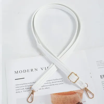 Simple Solid Color PU Shoulder Strap Bag Accessories