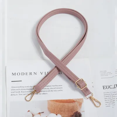 Simple Solid Color PU Shoulder Strap Bag Accessories