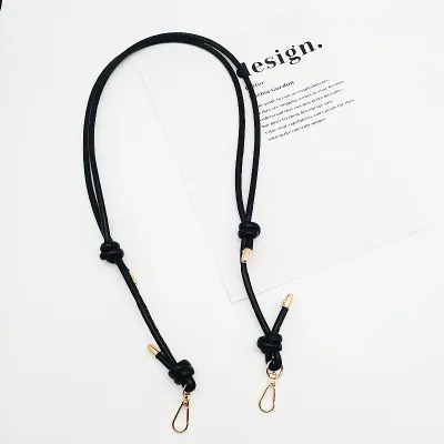 Fashion Solid Color Adjustable PU Shoulder Strap Bag Accessories
