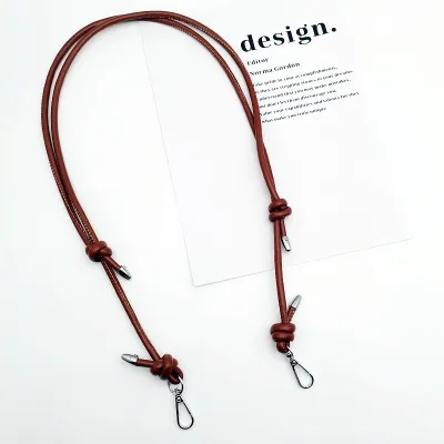 Fashion Solid Color Adjustable PU Shoulder Strap Bag Accessories