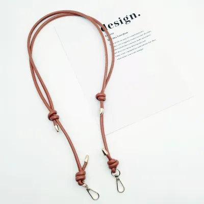 Fashion Solid Color Adjustable PU Shoulder Strap Bag Accessories