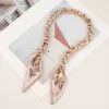 [Gray Edge Triangle] Shoulder Decorative Chain 54Cm