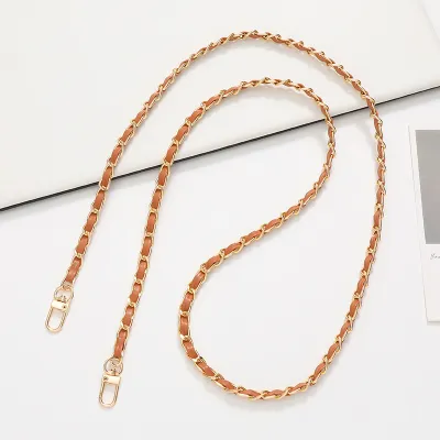 Fashion Metal Chain And PU Shoulder Bag Accessories