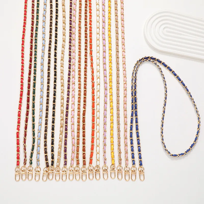 Fashion Metal Chain And PU Shoulder Bag Accessories