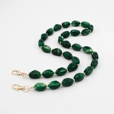 Fashion Creative Acrylic Beaded Shoulder Strap Bag Accessories